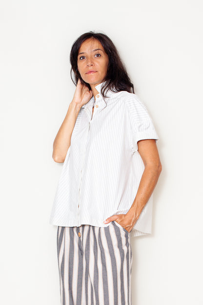 Chemise Olga Popeline Rayée