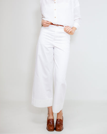 Pantalon Marinette Coton-UP Ivoire - DERNIERE CHANCE