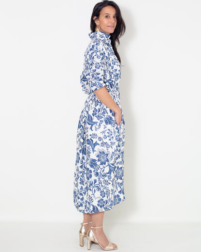Robe Marta Jardin bleu UP