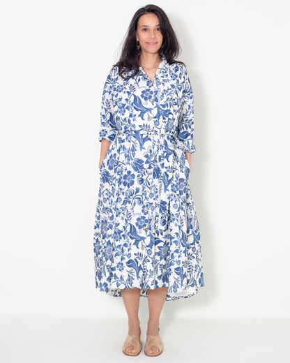 Robe Marta Jardin bleu UP