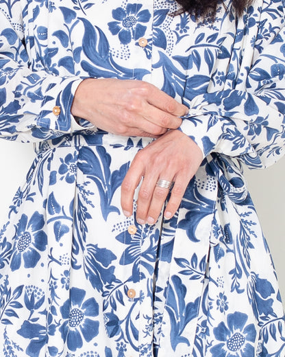 Robe Marta Jardin bleu UP