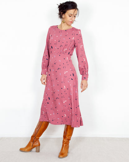 Robe Désirée Mind Rose ECOVERO - PRIX ROND