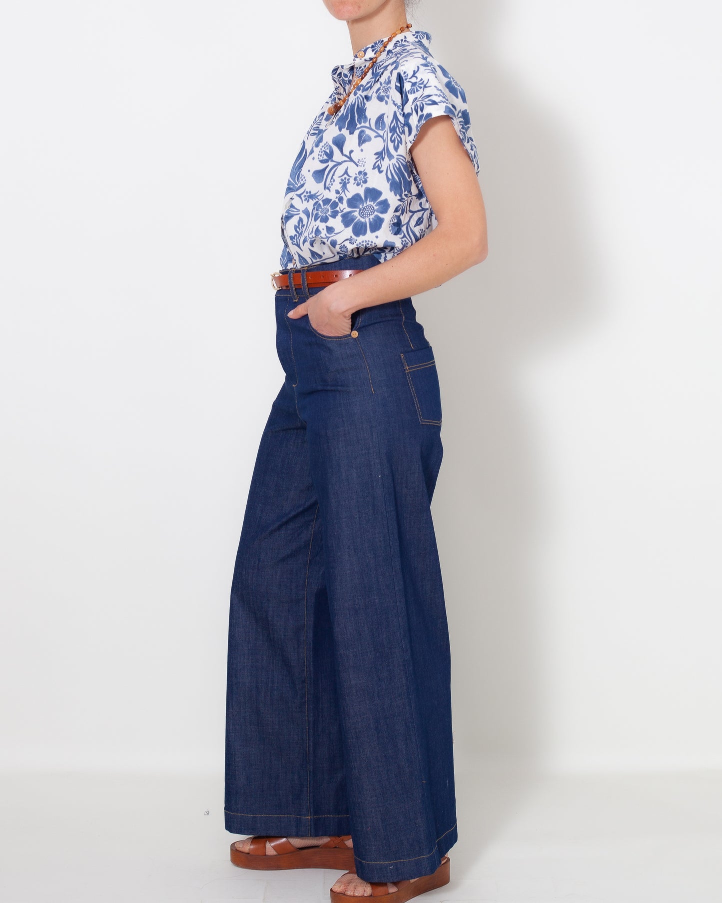 Chemise Claudine Jardin bleu UP
