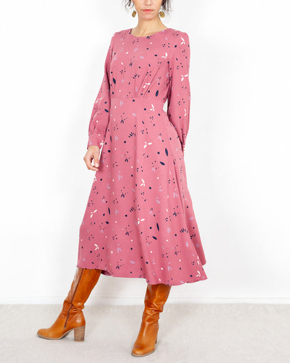 Robe Désirée Mind Rose ECOVERO - PRIX ROND