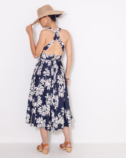 ROBE CHARLIE DOS NU belle fleur DERNIÈRE CHANCE