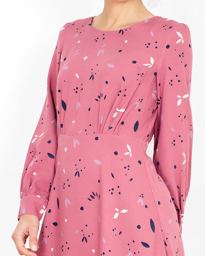 Robe Désirée Mind Rose ECOVERO - PRIX ROND