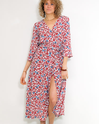 Robe Justine cache-coeur Dentelle des prés - SPECIAL