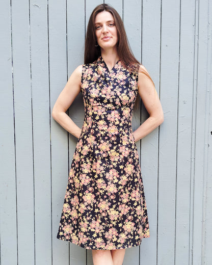 Robe Cloe Japon prunier bleu