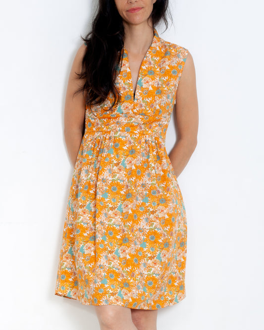 DERNIERE CHANCE -Robe Carole FLEUR RETRO
