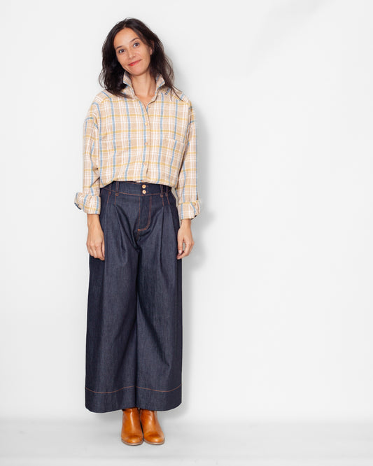 Chemise Lise Laine Carreaux tendres