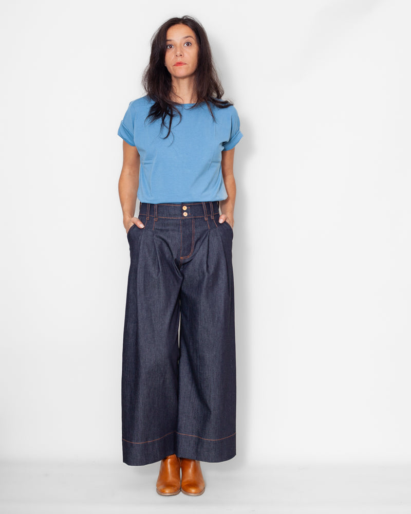 Tee-shirt Louise bio gots Indigo