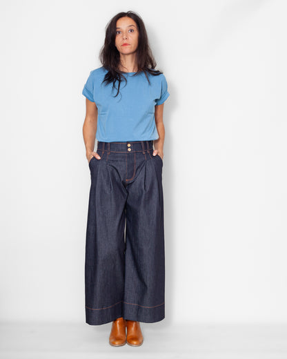 Tee-shirt Louise bio gots Indigo