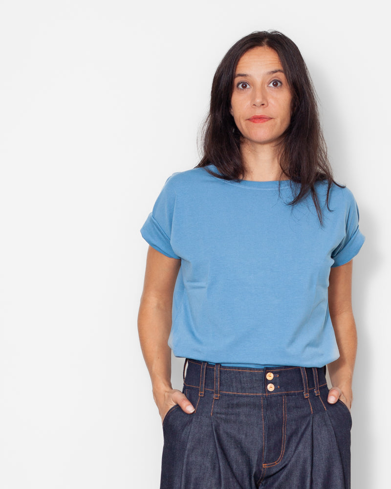 Tee-shirt Louise bio gots Indigo