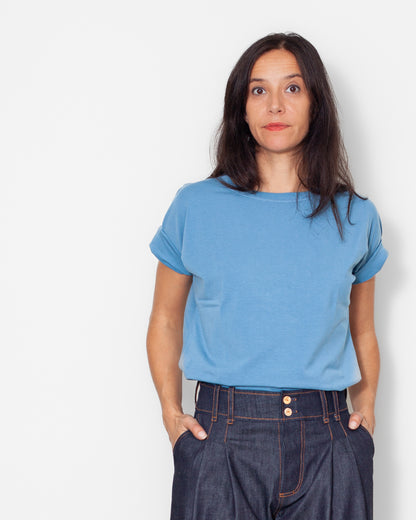 Tee-shirt Louise bio gots Indigo
