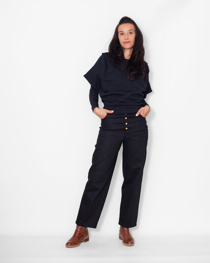 Sweat Jane molleton bio noir