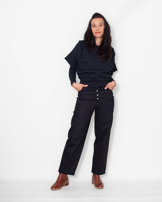 Sweat Jane molleton bio noir