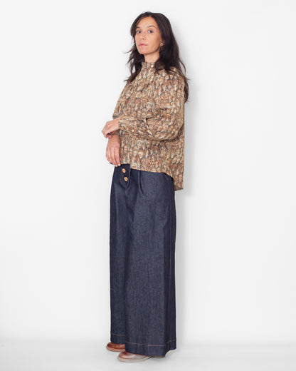 Blouse Olivia laine plumage