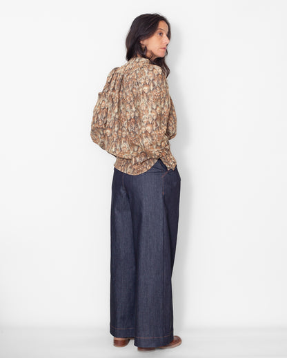 Blouse Olivia laine plumage