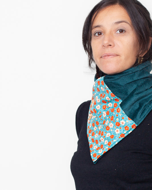 CHECHE fleurs canard