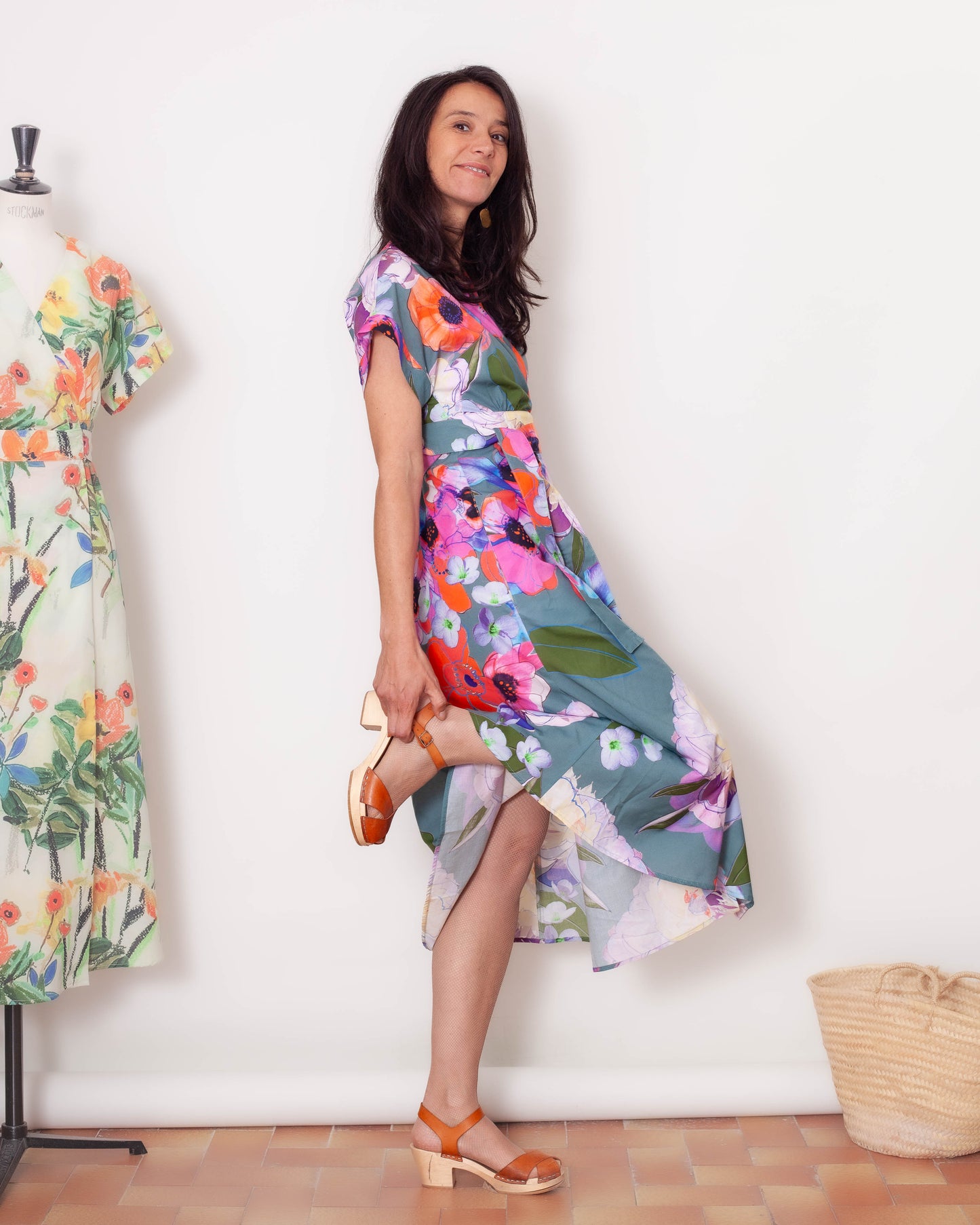 Robe Charlotte BIO flowerpower