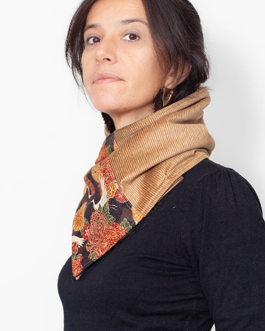 CHECHE pivoines camel