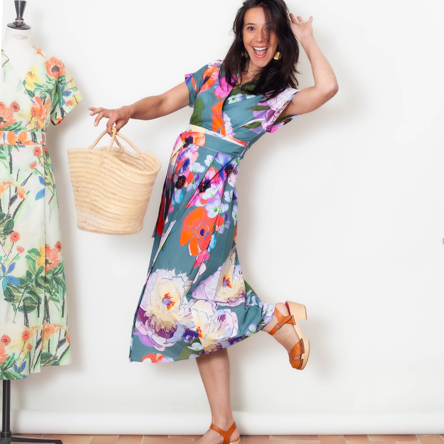 Robe Charlotte BIO flowerpower