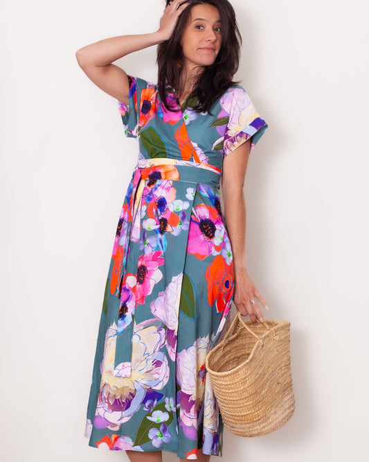 Robe Charlotte BIO flowerpower