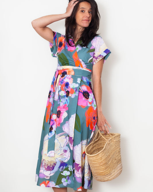 Robe Charlotte BIO flowerpower