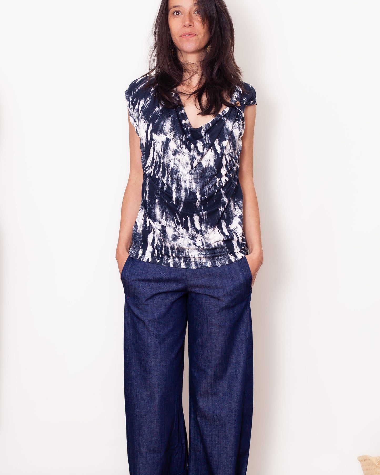 TEE-SHIRT ANNA brush bleu
