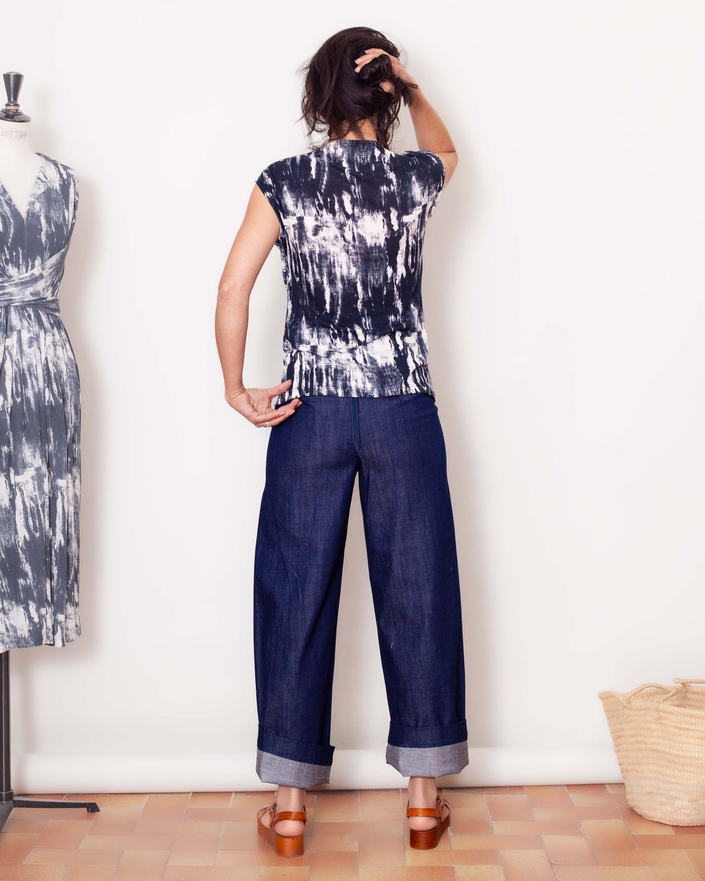 TEE-SHIRT ANNA brush bleu