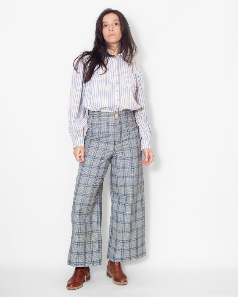 Pantalon Marinette Laine carreaux