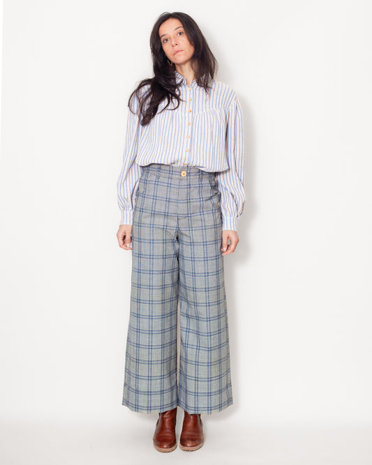 Pantalon Marinette Laine carreaux