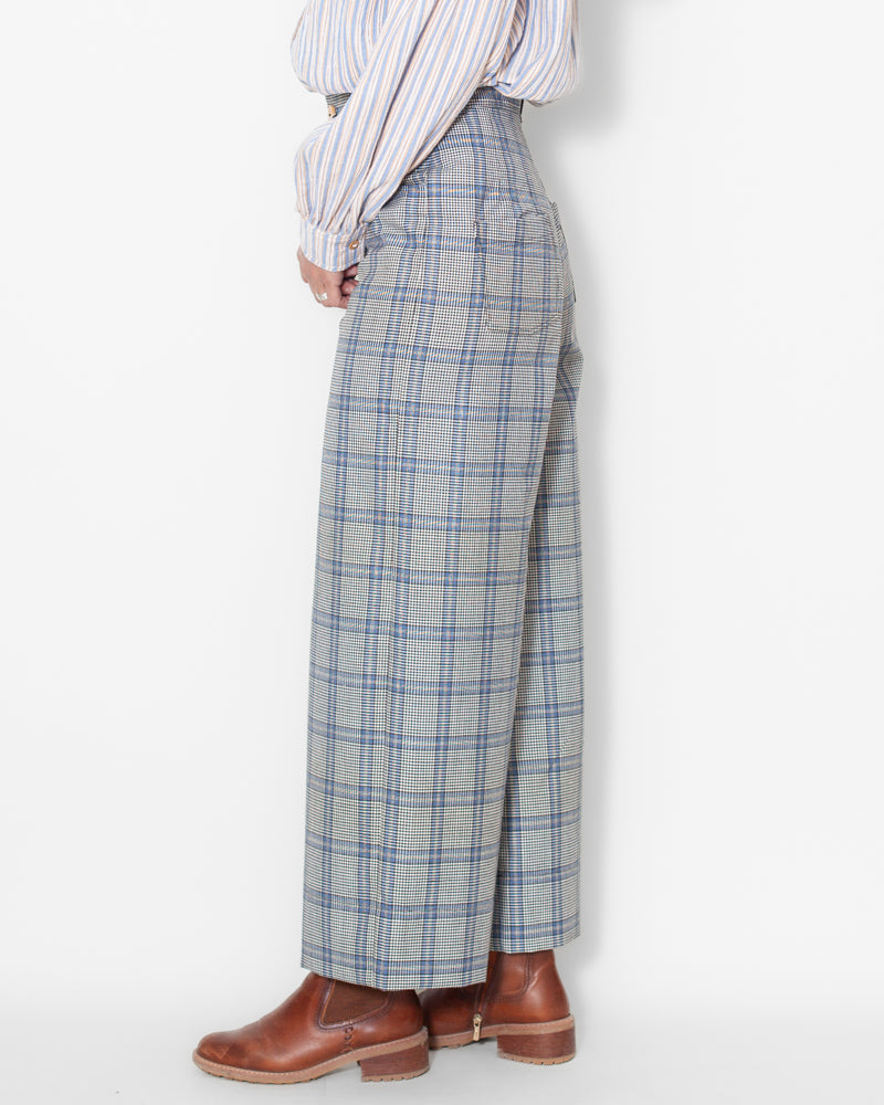 Pantalon Marinette Laine carreaux