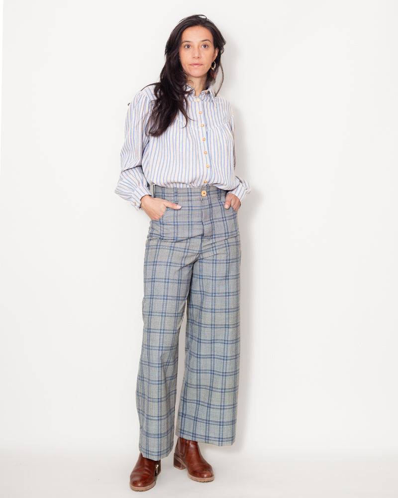 Pantalon Marinette Laine carreaux