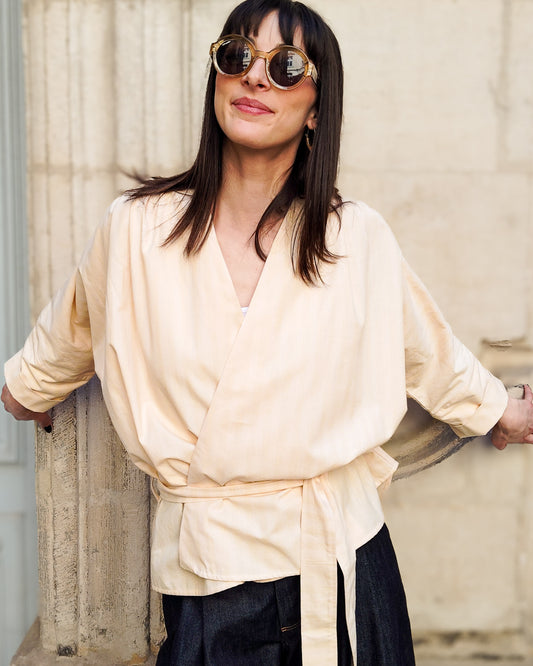 Blouse Louison rayures soleil