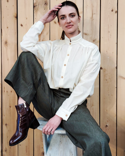 Chemise Marta voile de coton  BIO Nature - ICONIQUE