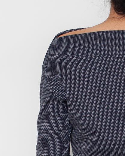 Sweat Emma Jacquard bleu