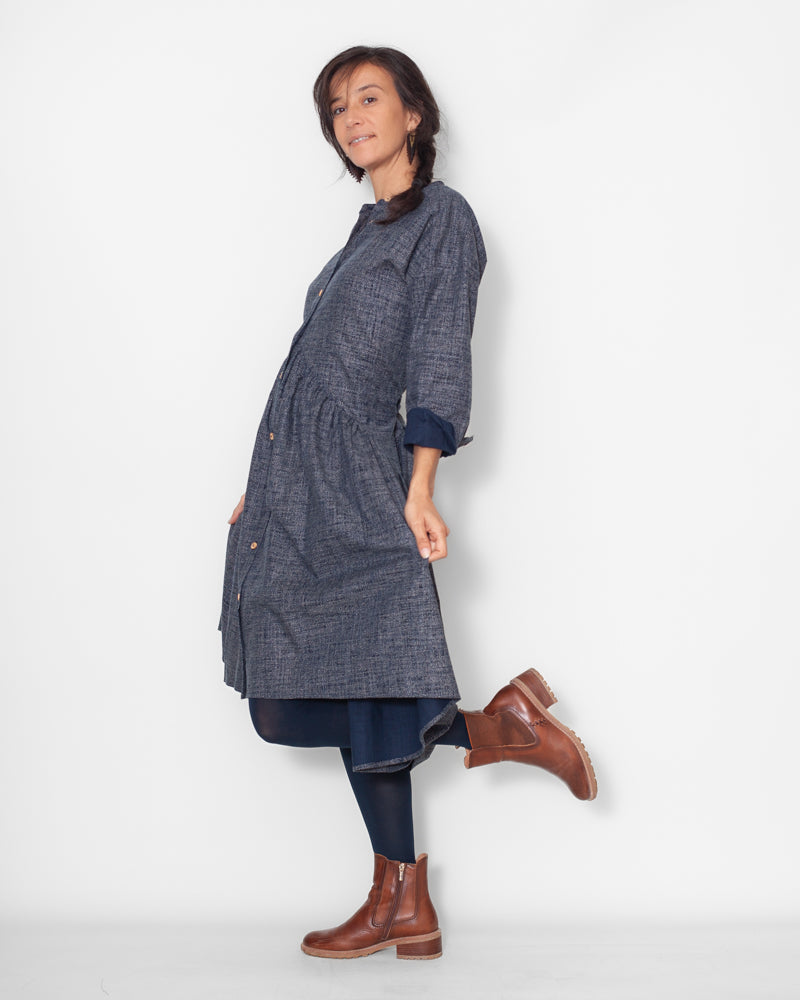 Robe Olga plumage japon