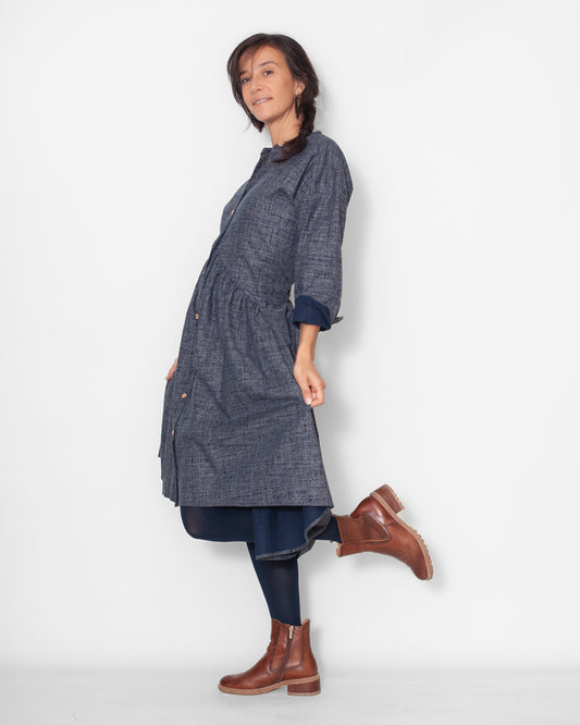 Robe Olga plumage japon