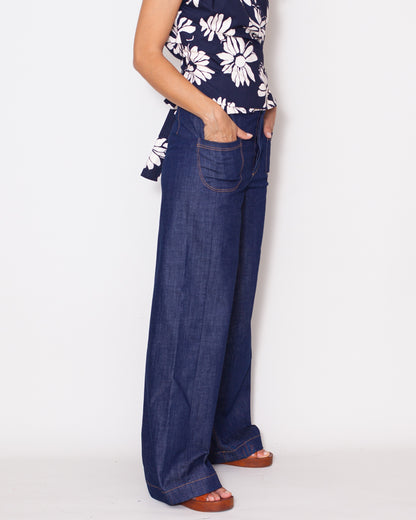Pantalon Karine Denim Bio - ICONIQUE