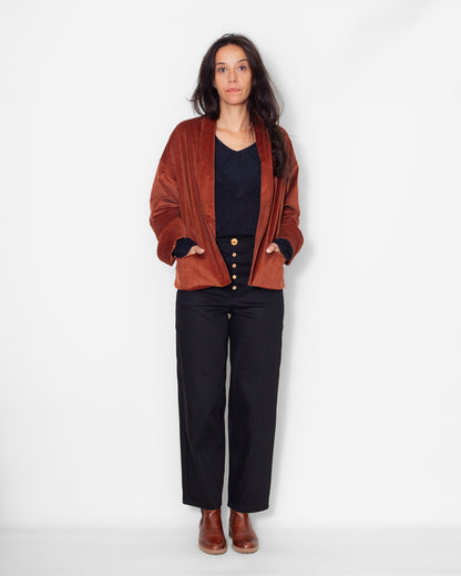 Veste Lise Velours Bio Safran