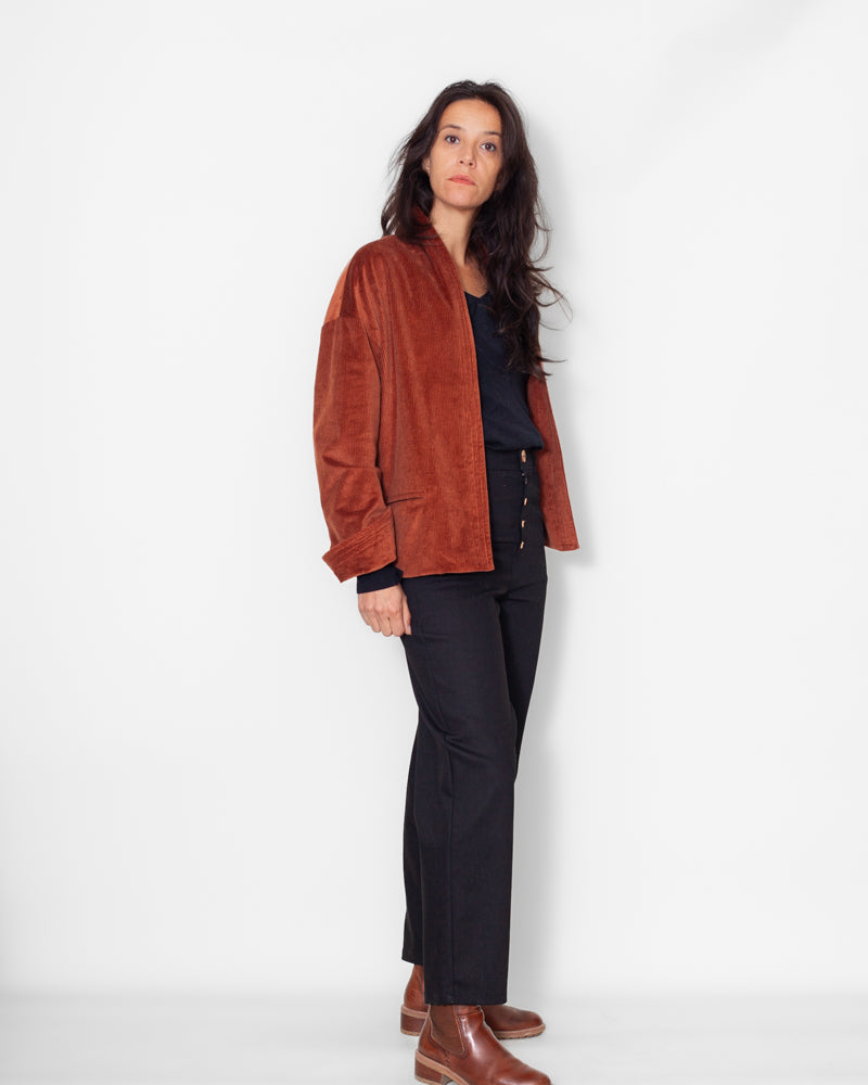 Veste Lise Velours Bio Safran