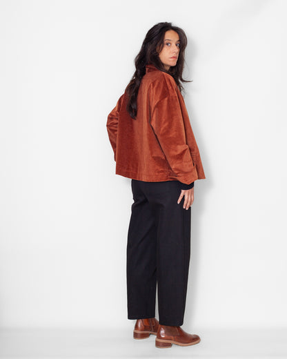 Veste Lise Velours Bio Safran