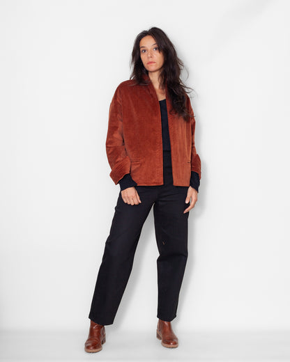 Veste Lise Velours Bio Safran