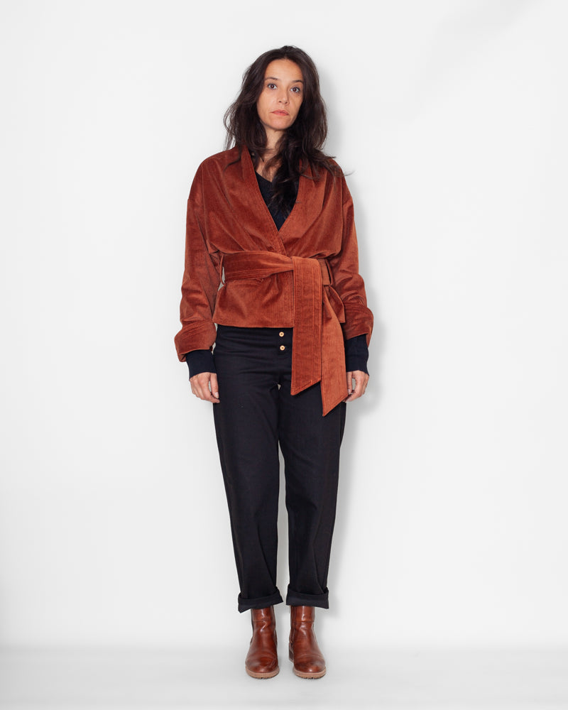 Veste Lise Velours Bio Safran