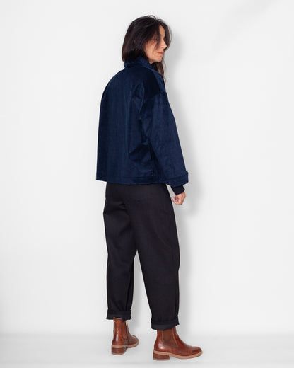 Veste Lise Velours Bio Marine