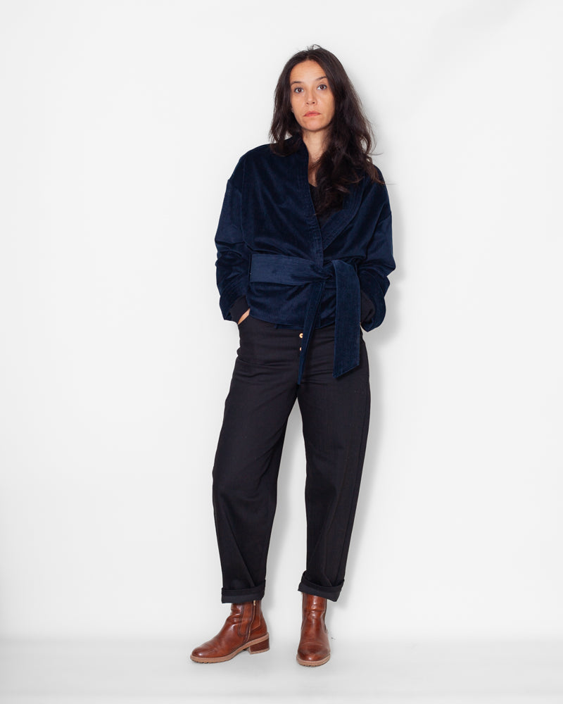 Veste Lise Velours Bio Marine