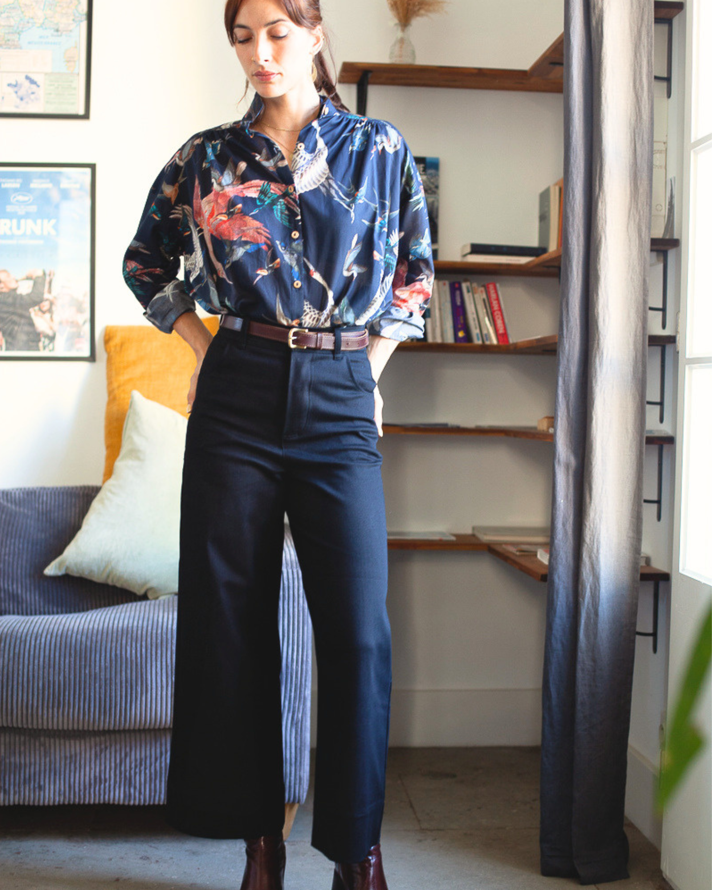 Pantalon Marinette denim Bio noir