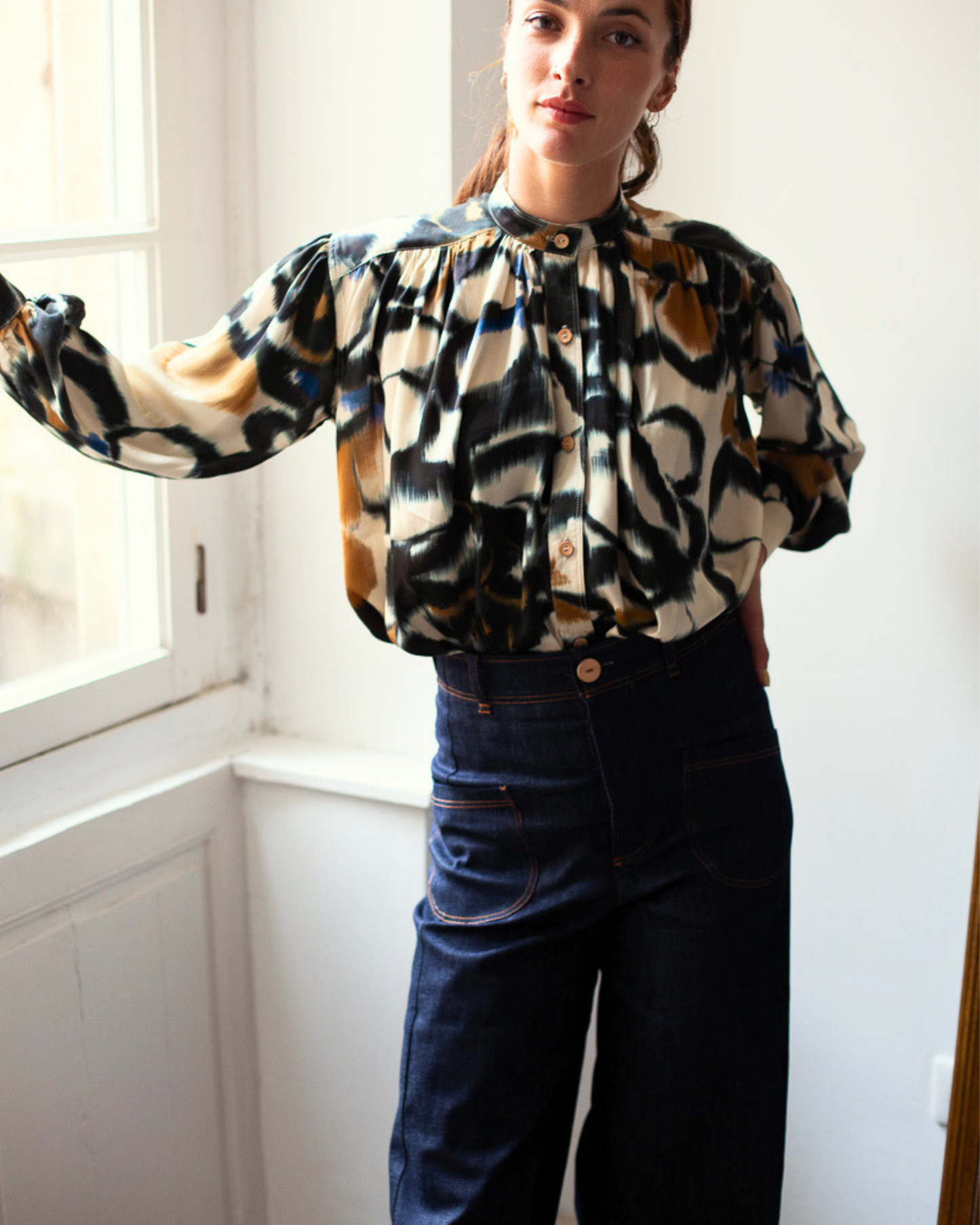 Pantalon Karine denim recyclé