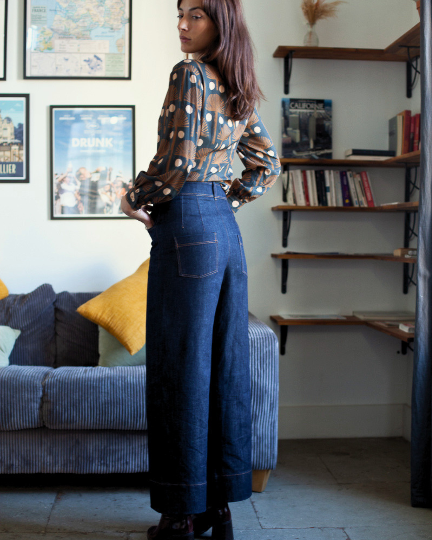 Pantalon Marinette denim recyclé